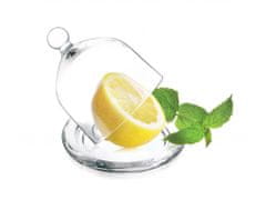 GLASMARK Dóza na citron s poklopem velká