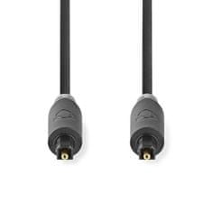 Nedis Optický audio kabel, Toslink konektor, 1m, CABW25000AT10