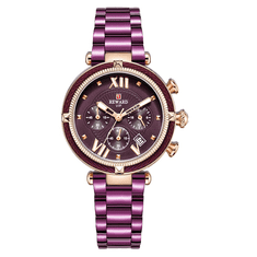 REWARD Elegantní dámské hodinky "Fialová/V" s bonusovým dárkem zdarma - Exkluzivní limitovaná edice!