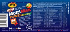JML MultiMax Power Energy T.R. (s postupným uvolňováním) | 90+10 tablet