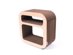KARTOONS Noční stolek, polička z recyklovaného kartonu ROUNDSHELF KARTOONS