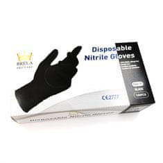 BRELA PRO CARE D5000 Nitrilové rukavice černé nepudrované vel. M