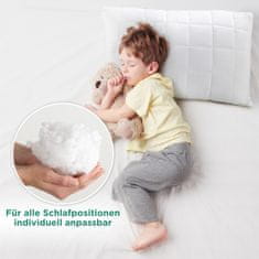 Malý Princ Dětský polštář (sada 2 ks) 40x60 od 1 roku - Měkký, Zdravý, Hypoalergenní dětský polštář pro všechny spánkové pozice - Certifikováno OEKOTEX100 (2 kusy)