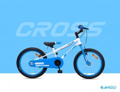 Amigo Cross 20palcové chlapecké kolo, modro bílé
