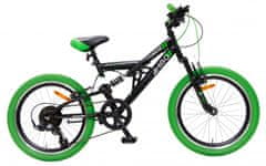 Fun Ride Junior 20palcové kolo, černo zelené