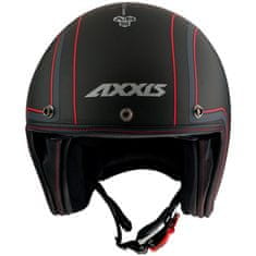 AXXIS HELMETS Otevřená helma AXXIS HORNET SV ABS royal b1 matná černá - XS