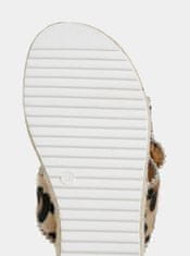 Haily´s Béžové dámské pantofle s leopardím vzorem Haily´s Leo 38