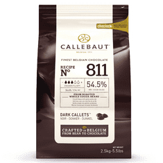 Callebaut Čokoláda 811 hořká 54,5% 2,5kg 