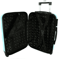 RGL Cestovní kufr skořepinový R720,stříbrný,střední,66x43x25