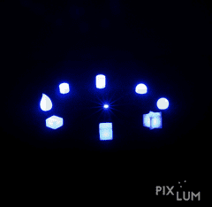 PIXLUM PixLED modrá