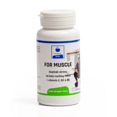 For Muscle - Maca (500mg) + vitamín C, B2 a B6, 60 kapslí / 53,5g 