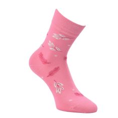 RS dámské zkrácené bambusové vzorované ponožky bez gumiček 6200222, 35-38