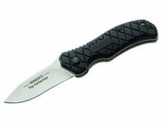 Herbertz Solingen 520609 kapesní nůž 6,3 cm, černá, hliník, nylonové pouzdro