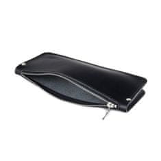 Souma Leather Dámská kožená peněženka Pouch, černá