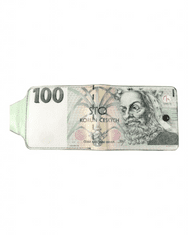 Peněženka s motivem bankovky - 100Kč 702