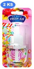 Fresh Air náhradní náplň elektrického osvěžovače 19 ml Sweets (2 ks)
