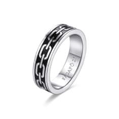 S'Agapõ Masivní ocelový prsten pro muže Ripple SRP37 (Obvod 59 mm)