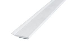 Samolepící krycí PVC lišta s těsnícím jazýčkem, bílá, návin 50 m, 3 cm