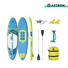 Aztron Neo Nova 9'0 ″ nafukovací paddleboard + dárek lodní pytel EG Expedition 2.0 - 20L modrá