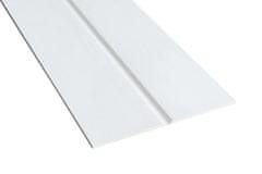 Zalamovací PVC krycí lišta bílá, 5 cm