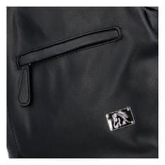 Demra Módní dámský koženkový batůžek na jedno rameno Ankera, černá