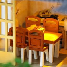 HABARRI Miniatura domečku DIY LED, kreativní sada, japonská vila