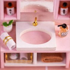 HABARRI Miniatura domečku DIY LED, kreativní sada, Domeček pro panenky