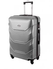 RGL Cestovní kufr skořepinový R720,stříbrný,střední,66x43x25