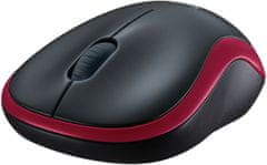 Wireless Mouse M185, červená (910-002240)