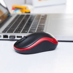 Wireless Mouse M185, červená (910-002240)