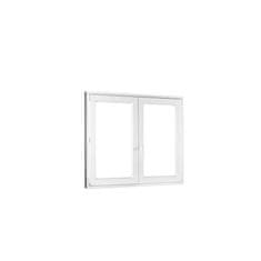 TROCAL Plastové okno | 140x110 cm (1400x1100 mm) | bílé | dvoukřídlé bez sloupku (štulp) | pravé