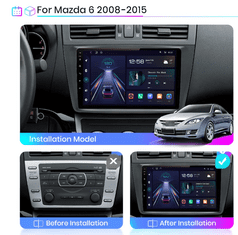 Junsun Autorádio Mazda 6 GH 2007 - 2012, GPS navigace, KAMERA, WIFI USB, rádio pro MAZDA 6 2008 2009 2010 2011 2012 Android GPS Navigace Mazda 6