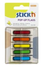 HOPAX Samolepící šipky Pop-Up Stick'n 26003 | 45x12 mm, 5x30 lístků, 5 barev