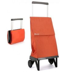 Plegamatic Original MF - skládací nákupní taška na kolečkách, oranžová