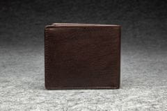 Gentleman's Boutique kožená slim peněženka Cash Carrier Lite hnědá