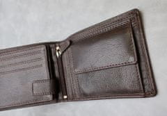 Gentleman's Boutique kožená peněženka Cash Carrier MAX Oak Brown