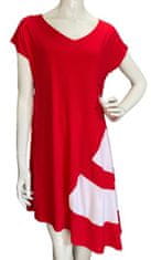 BIP Holland červené šaty s nepravidelným lemem šatů Velikost: L