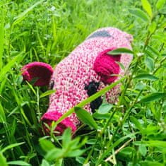Luna-Leena Kids udržitelná Miss Piggy z organické bavlny - měkká hračka prasátko - růžová 