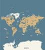 Tapeta WORLD MAP 2066 z kolekce PLAYTIME