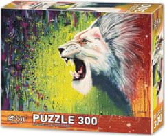 Star Game Sets Puzzle Bílý lev 300 dílků