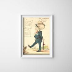 Vintage Posteria Dekorativní plakát Antikamnia kalendář A3 - 29,7x42 cm