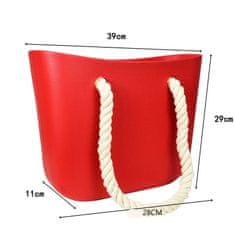 Dámská kabelka Jelly bag - Červená