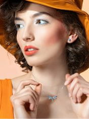 Preciosa Půvabný náhrdelník Vážka s kubickými zirkony Viva la Vida 5342 67