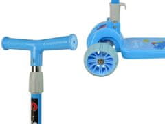 Mamido Dětská tříkolová koloběžka se svítícími kolečky modrá