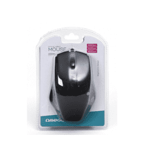 Omega Kabelová myš 1000/1200/1600 DPI - černá.