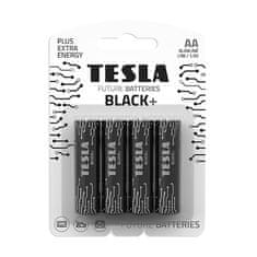 Tesla Batteries TESLA AA BLACK+ Alkaline 4ks blistr LR06