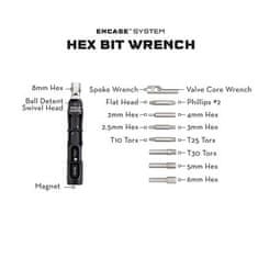 Wolf Tooth nářadí ENCASE SYSTEM HEX BIT WRENCH MULTI-TOOL
