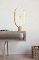 Design Nest HENG Balance Lamp Ellipse - světlé dřevo Světlo USB s levitujícím spínačem