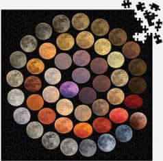 Galison Čtvercové puzzle Barvy Měsíce 500 dílků