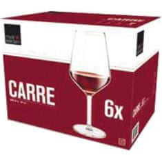 Royal Leerdam Sklenice na víno Carré 530 ml cejch 1/8 l, 6x